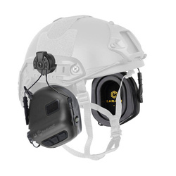Earmor - Gehörschutz Kapselgehörschutz M31H PLUS für FAST-Helme - Schwarz - M31H-BK/ARC (PLUS)