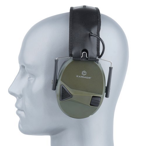 Earmor - Aktiver Gehörschutz - M30 - Laubgrün