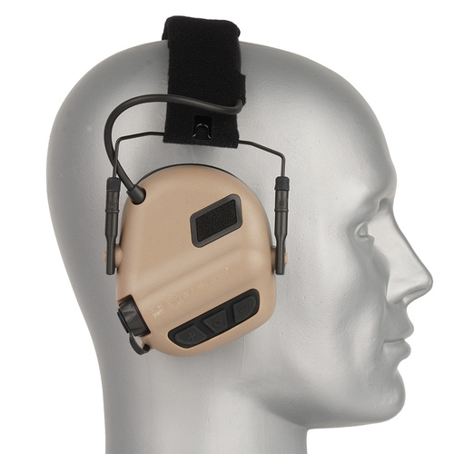 Earmor - Gehörschutz Kapselgehörschützer mit AUX-Eingang M31 Mod 3 - Coyote Tan