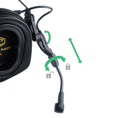 Earmor - M32 Kommunikation Headset - Grün