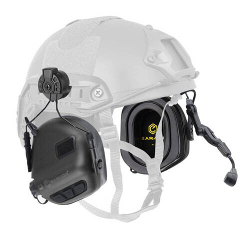 Earmor - M32H Mod 3 Tactical Communication Headset für Helme - Schwarz