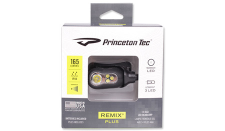 Princeton Tec - Kopflampe REMIX PLUS - Schwarz - HYB-PLS-BK
