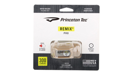 Princeton Tec - Stirnlampe REMIX PRO - TAN / MultiCam - RMX300PRO-RD-MC