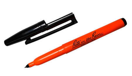 Rite in the Rain - All-Weather Belt-Clip Pen - 2 Stück - Blaze Orange - Nº OR91