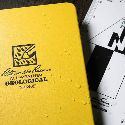 Rite in the Rain - All-Weather Geological Notebook - 4 3/8" x 7 1/4" - 540F - Gelb