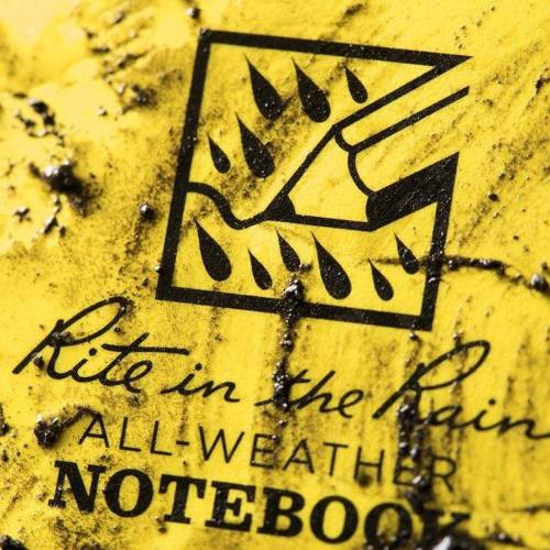 Rite in the Rain - Allwetter-Notizbuch - 4 x 6" - 746 - Schwarz