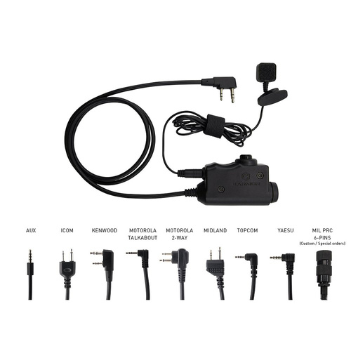 Earmor - M51 PTT Military Standard Version - Midland - M51-MID
