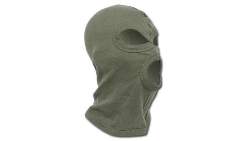 MFH - Balaclava Cotton - 3 Holes - Green OD - 10901B