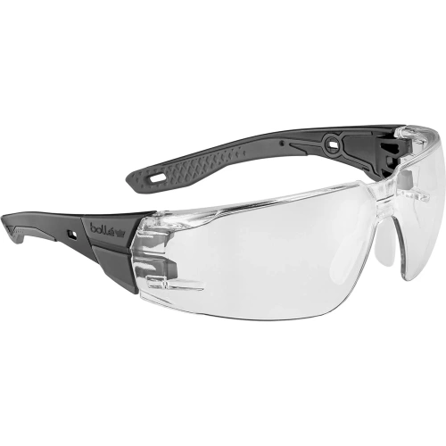 Bolle Safety - Okulary ochronne RUSH+ 2.0 - EN ISO 16321-1 - Platinum - Przezroczysty - RUSPMN10E