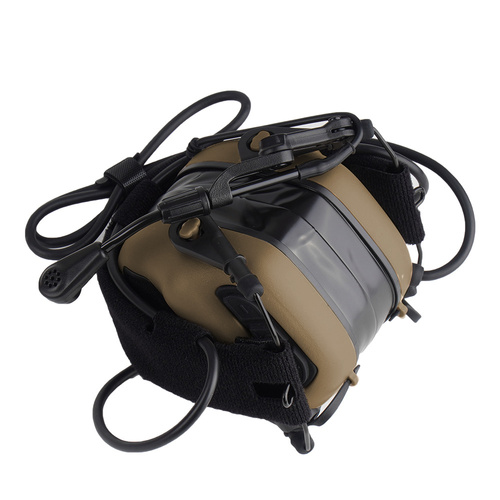 Earmor - Aktiver Gehörschützer mit Mikrofon M32 PLUS - Coyote - M32-CB (PLUS)