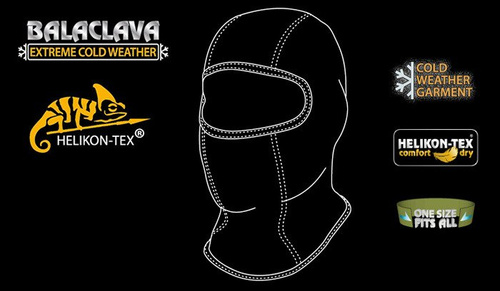 Helikon - Winter Balaclava - Black - CZ-KO2-FG-01