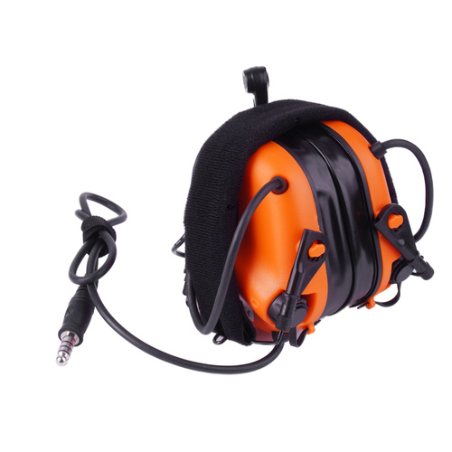 Earmor - Aktywne ochronniki słuchu M32 PLUS - Vivid Orange - M32-OG (PLUS)