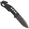 FOX - Knife BlackFox Drop Point Rescue Folder - Black - BF-115