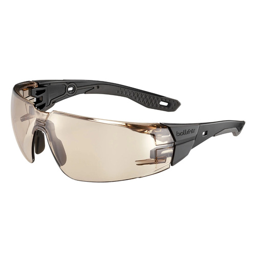 Bolle Safety - Safety Glasses RUSH+ 2.0 - EN ISO 16321-1 - Platinum - Copper - RUSPMN30E