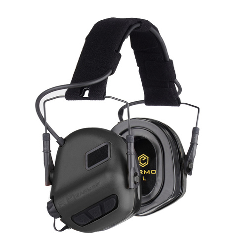 Earmor - Hearing Protection Earmuff with AUX Input M31 PLUS - Black - M31-BK (PLUS)