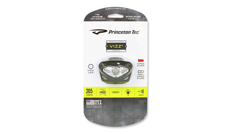 Princeton Tec - Headlamp VIZZ - Black - VIZZ205-BK