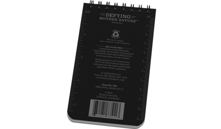 Rite in the Rain - All-Weather Notebook - 3 x 5" - 735 - Black