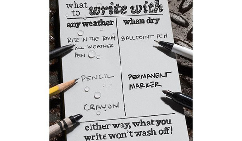 Rite in the Rain - All-Weather Notebook - 4 5/8 x 7'' - 873 - Gray