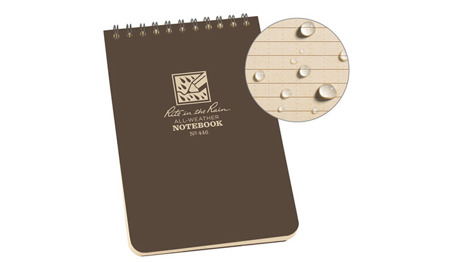 Rite in the Rain - All-Weather Notebook - 4 x 6'' - 446 - Flat Dark Ea
