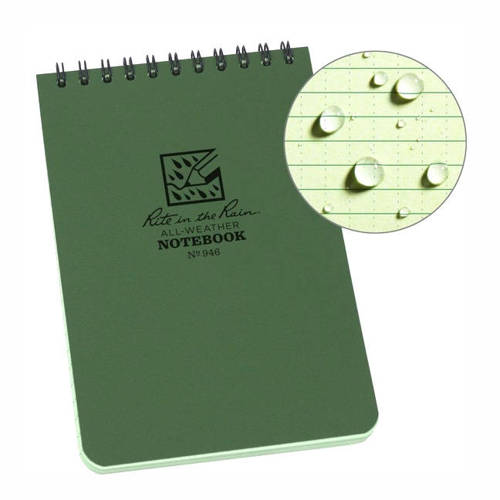 Rite in the Rain - All-Weather Notebook - 4 x 6'' - 946 - Olive