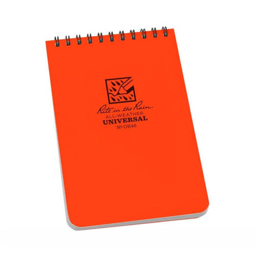 Rite in the Rain - All-Weather Notebook - 4 x 6'' - OR46 - Orange