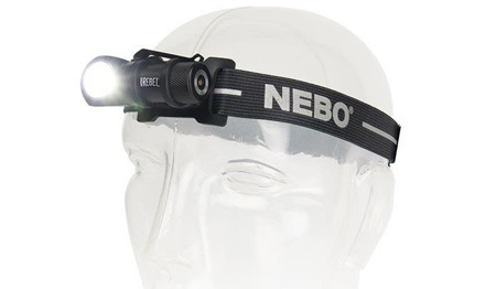 NEBO - Ładowalna latarka czołowa / tradycyjna Rebel - 600 lm - NB6691
