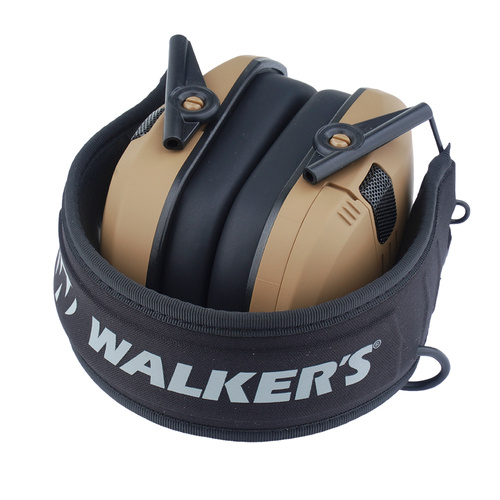 Walker's - Aktywne ochronniki słuchu Razor Slim - Brązowe - GWP-RSEM-BB